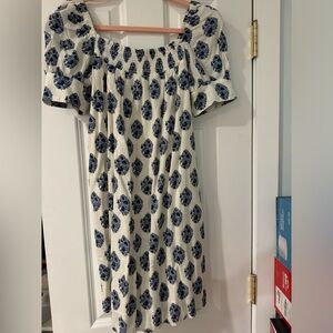 J.Crew Mini Block Print Dress